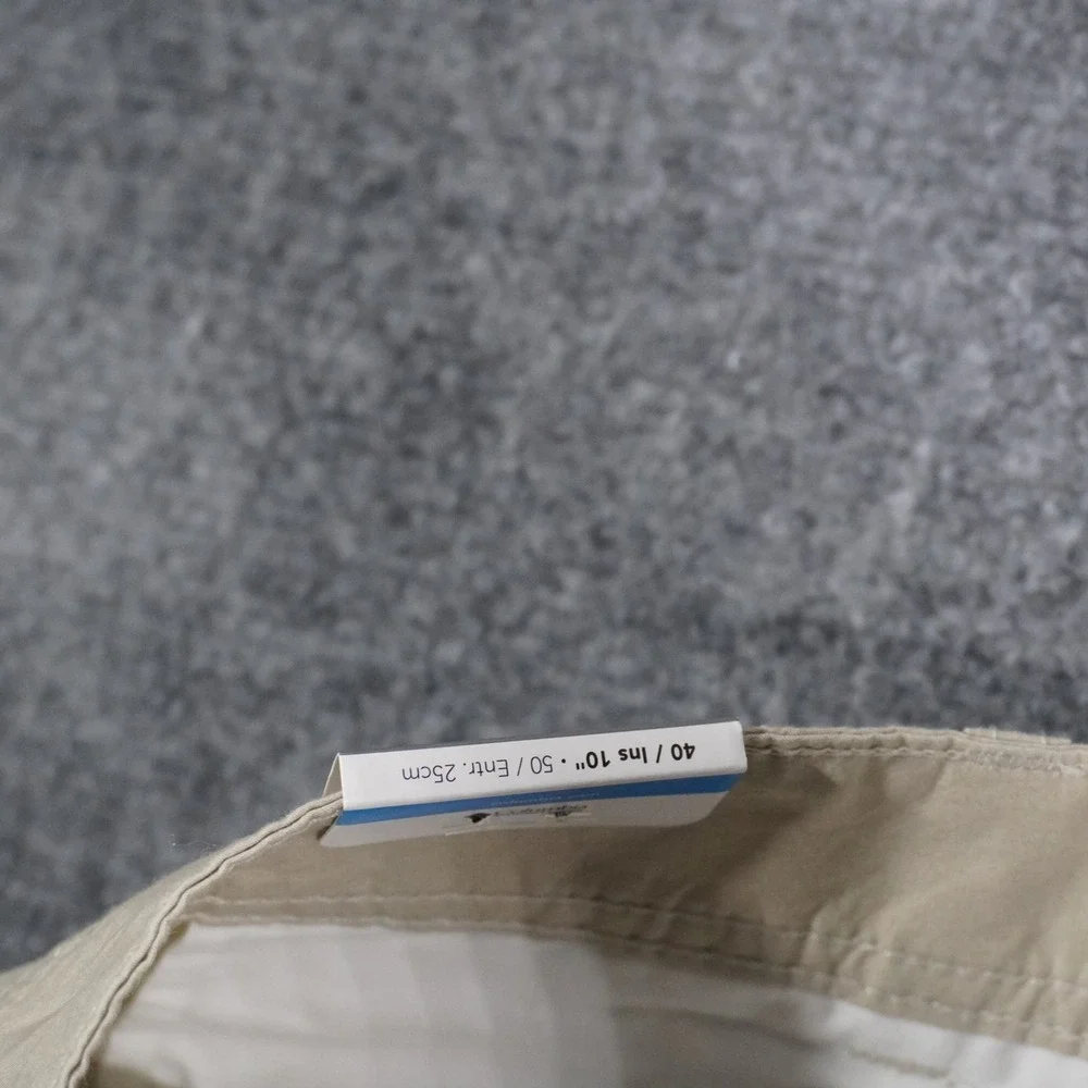 Columbia Mens‎ 40 Regular Beige Casual Chino Shorts Comfort Outdoor New
